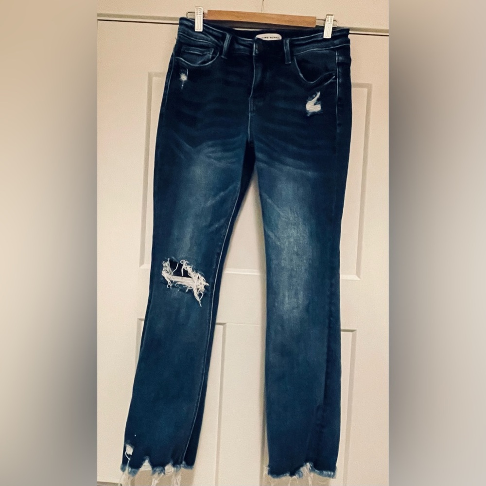 Flying Monkey Dark Blue Distressed Jeans
